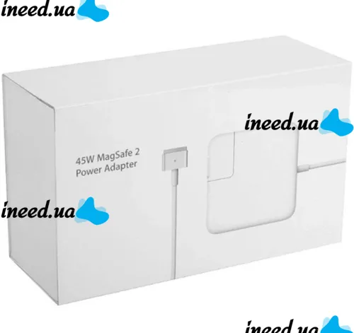 Блок питания для ноутбука Macbook MagSafe2 45W T PIN, Зарядное устройство для ноутбуков Apple Макбук Аир 45Вт зарядка USB-C с т-образным разъемом