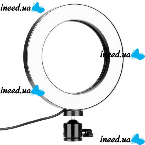 Ring USB LED Lamp Bracket Fill Light Live K315 16cm 6" with Tripod and Two Holders Desktop LED Multi-Position Ring Broadcasting