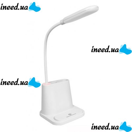 Настольная аккумуляторная LED лампа Bionic Desk Lamp DL-43, cветодиодный сенсорный светильник 3 в 1 Power Bank Умная лампа