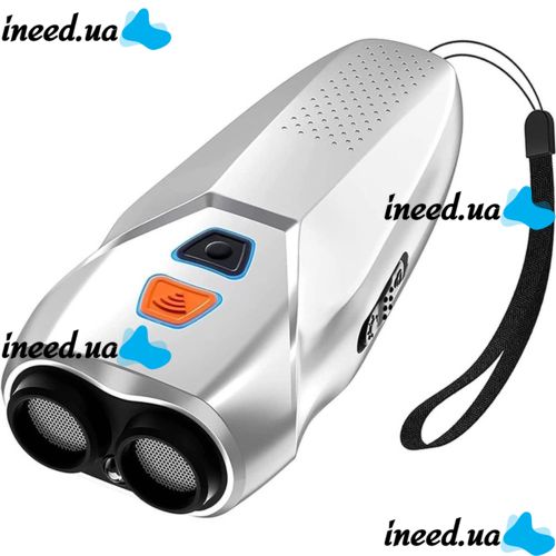 Профессиональный мощный ультразвуковой отпугиватель собак Ultrasonic Dog Repeller PU 70 с аккумулятором и фонариком, защита от собак