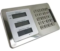 Электронные торговые весы Domotec до 350 кг 40х50, товарные платформа, базарные до 300кг со стойкой