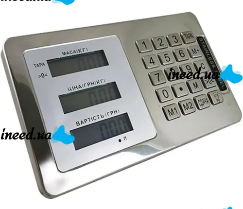 Электронные торговые весы Domotec до 350 кг 40х50, товарные платформа, базарные до 300кг со стойкой