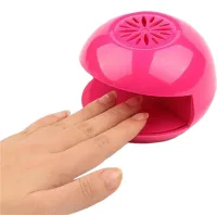 Wireless Mini Nail Dryer Nail Dryer VN-FV YM-708 with Battery-powered Fan, Compact Battery-powered Manicure Dryer Pink