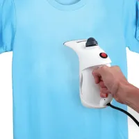 Вертикальный ручной паровой отпариватель 4в1 Facial Steamer RZ-608 750 Вт для одежды с 2 насадками Парогенератор, Паровой утюг пароочиститель от сети
