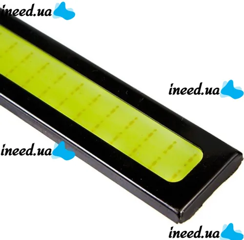 LED Daytime Running Lights DRL-17 170A Flat Waterproof Car LED Daytime Running Lights COB 2pcs Cool White