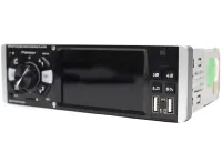 Автомагнитола 1DIN Pioneer 4051AI с дисплеем 4,1" дюймов и пультом ду, Автомобильный плеер Пионер с держателем телефона MP3 USB SD Bluetooth Черная