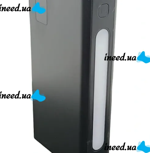 Портативное зарядное устройство Power Bank YM-644DX 66W 30000 mAh c набором кабелей для зарядки с фонариком, Внешний аккумулятор повербанк Черный