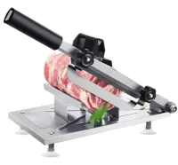 Ручной кухонный станок ломтерезка Food Slicer LY-38 слайсер для нарезки мясных, колбасных и сырных изделий, Станок резак YK114 для замороженного мяса