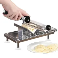 Ручной кухонный станок ломтерезка Food Slicer LY-38 слайсер для нарезки мясных, колбасных и сырных изделий, Станок резак YK114 для замороженного мяса