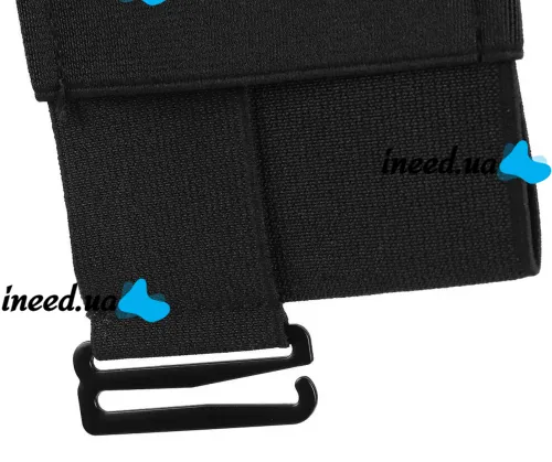 Поясная сумка бананка Mini Belt Bag ISKYBOB 7452 для документов и телефона без застежки, сумочка органайзер на пояс и ремень мужчин и женщин Черная