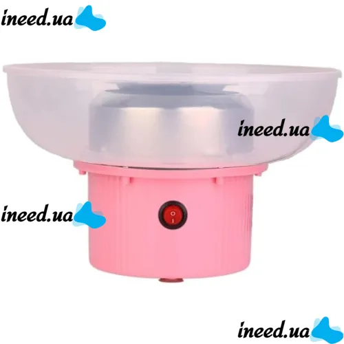 Мини аппарат для приготовления сладкой ваты Cotton Candy Maker LY-102 Pink, Машинка для изготовления сахарной ваты 500W для дома Розовый
