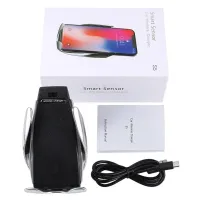 Universal Car Sensor Holder with Wireless Charging Penguin Smart Sensor S5, Car Charging Holder for Phone in Car