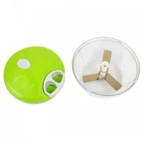 Manual Multifunctional Mini Chopper Easy Spin Cutter New, Mechanical Kitchen Chopper for Chopping Food, Vegetables, Fruits and Garlic