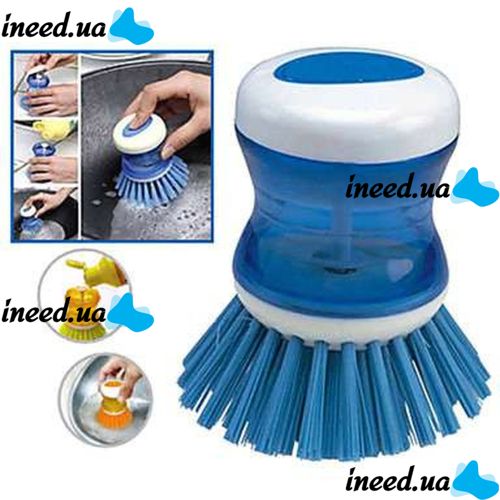 Dishwashing Brush with Dispenser and Detergent Tank Joseph Joseph Palm Scrub 85005