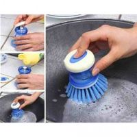 Dishwashing Brush with Dispenser and Detergent Tank Joseph Joseph Palm Scrub 85005