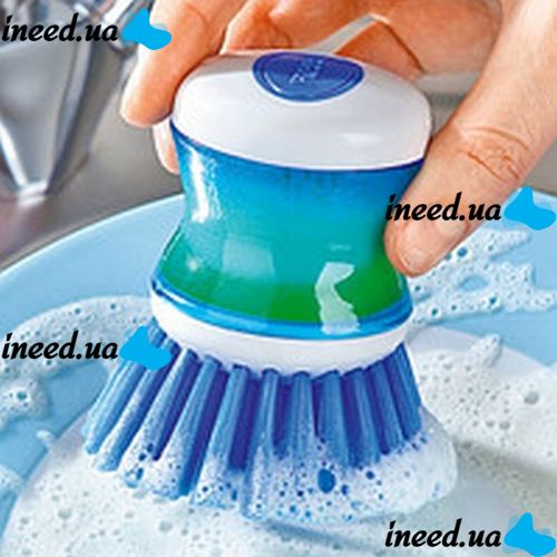Dishwashing Brush with Dispenser and Detergent Tank Joseph Joseph Palm Scrub 85005