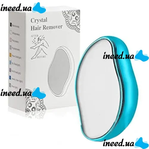 Ручной кристаллический эпилятор депилятор Crystal Hair Remover LY-332 для удаления волос, Хрустальный ластик Glass Shaver для депиляции и пилинга