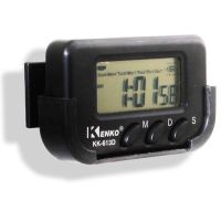 Kenko KK-613D Electronic Car Clock with Alarm Clock and Stopwatch