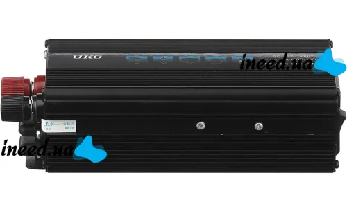 Автомобильный инвертор UKC AC/DC 12V-220V 500W, авто преобразователь тока 12В 220В 500Вт (12V 220V)
