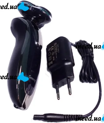Беспроводная роторная бритва Gemei GM-7719 для влажного бритья 3W, Водонепроницаемая электробритва триммер с плавающими головками для бороды Gemmy