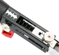 Drillbit DCF6201 automatic strip adapter for feeding self-tapping nails on screwdriver drills, Attachment with 50 pcs chain nails Black