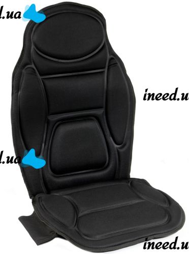 Массажная накидка с подогревом Massage Cushion JB-616C для сидения в автомобиле, Чехол с массажером для кресла LY-55 от сети и прикуривателя 12/220V