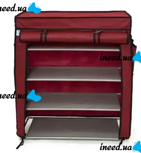 Folding Fabric Shelf Shoe Storage Cabinet Shoe Cabinet A-5 90x56x27 cm 4 Shelves, Dust-proof Shelf Organizer Frame 5556 HCX 7688