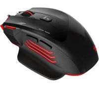 Игровая проводная компьютерная мышка Jedel GM1070 Black с RGB подсветкой для ПК, Геймерская USB мышь для компьютера и ноутбука 96493 Черная