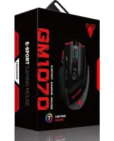 Игровая проводная компьютерная мышка Jedel GM1070 Black с RGB подсветкой для ПК, Геймерская USB мышь для компьютера и ноутбука 96493 Черная
