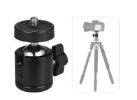 Шарнирная поворотная головка для штатива Accessories Поворотный шаровой адаптер для монопода, Крепление шарнирное для кольцевых ламп и штативов