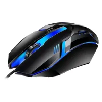 Игровой набор Gaming ZGB G21B проводная игровая клавиатура и мышь для ПК с RGB светодиодной подсветкой, Компьютерный комплект мышка и клавиатура