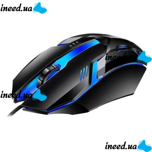 Игровой набор Gaming ZGB G21B проводная игровая клавиатура и мышь для ПК с RGB светодиодной подсветкой, Компьютерный комплект мышка и клавиатура