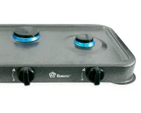 Domotec MS-6603 Table gas burner for 3 burners Portable three-burner gas stove Table cooking surface for bottled gas