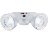 Уличный настенный светодиодный фонарь прожектор Cordless Night Eyes ULK-N22 с датчиком движения, Беспроводной светильник на стену от батареек Белый