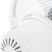 Настольный вентилятор Domotec MS-1625 White Fan 3 режима диаметр 30 см, Комнатный компактный электровентилятор Домотек MS1625 30 Вт от сети Белый