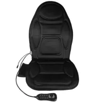 Массажная накидка с подогревом Massage Cushion JB-616C для сидения в автомобиле, Чехол с массажером для кресла LY-55 от сети и прикуривателя 12/220V
