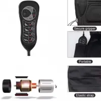 Массажная накидка с подогревом Massage Cushion JB-616C для сидения в автомобиле, Чехол с массажером для кресла LY-55 от сети и прикуривателя 12/220V