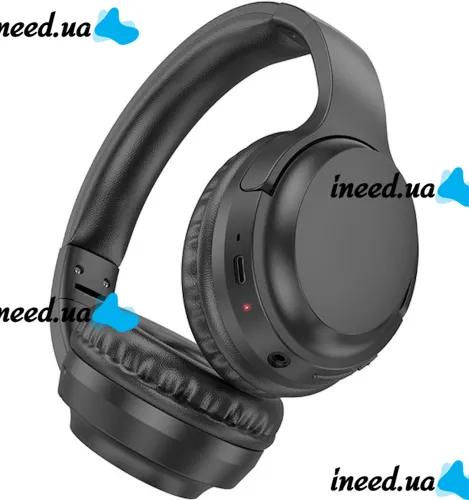 Overhead Wireless Bluetooth Headphones Borofone BO25 Rhyme , Full-size Bluetooth Stereo Headphones Borofone 300mAh with Microphone and Length Adjustment