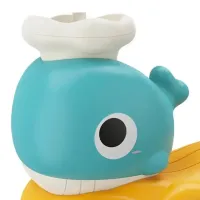 Детский игровой набор фрисби Whale Frisbee 9965A с 2 сачками и 6 тарелками, Игрушка катапульта JQ-269 для запуска летающих тарелок VN-640 для детей