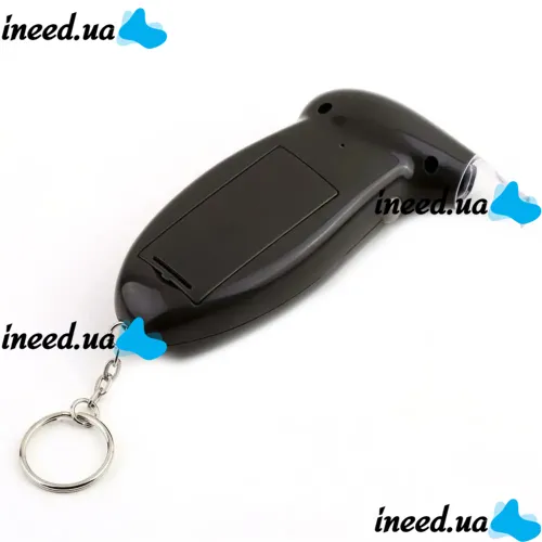Карманный электронный алкотестер с мундштуками Digital Breath Alcohol Tester с LCD дисплеем 80025 Персональный алкометр анализатор спирта