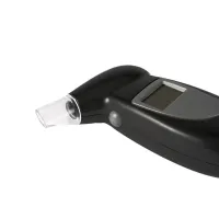 Карманный электронный алкотестер с мундштуками Digital Breath Alcohol Tester с LCD дисплеем 80025 Персональный алкометр анализатор спирта