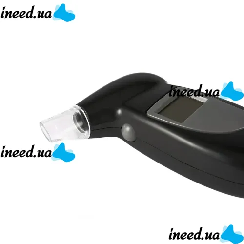 Карманный электронный алкотестер с мундштуками Digital Breath Alcohol Tester с LCD дисплеем 80025 Персональный алкометр анализатор спирта