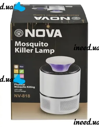 Электрическая лампа приманка для насекомых Nova Mosquito Killer Lamp NV-818 5 Вт, USB Электрическая ловушка уничтожитель комаров и мошек