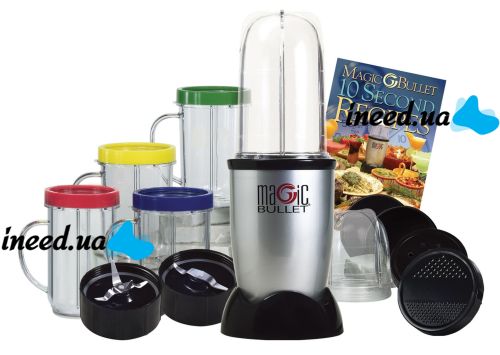 Кухонный комбайн Magic Bullet 600Вт Мэджик Буллет, кухонный комбайн 21 предмет