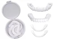 Removable veneers for upper and lower jaws SnapOn Smile Veneers LY-11 for teeth, Snap On Smile Veneers 2 jaws with case, False teeth top, bottom