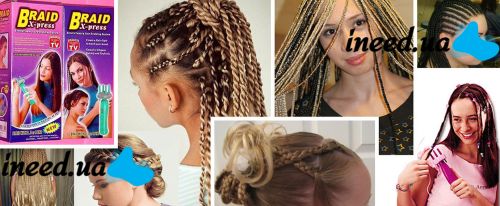 Braiding machine Braid X - press tool - device for thin braids