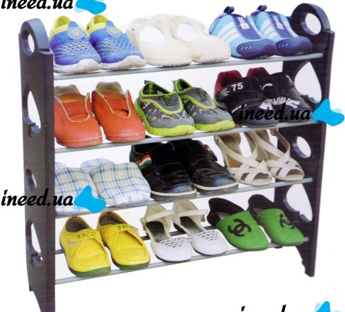 Полка для обуви Stackable Shoe Rack стойка органайзер для обуви