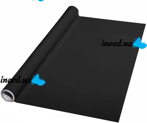 Настенная пленка для рисования мелом Black Board Sticker GS-0668 200x60 см + 5 мелков, Самоклеящаяся детская художественная наклейка на стену 