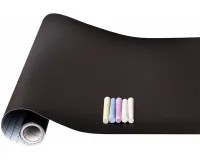Настенная пленка для рисования мелом Black Board Sticker GS-0668 200x60 см + 5 мелков, Самоклеящаяся детская художественная наклейка на стену 