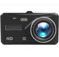 Автомобильный Видеорегистратор 4" Full HD сенсорный экран DVR BT-100 на 2 камеры заднего вида Универсальный авторегистратор с двумя камерами